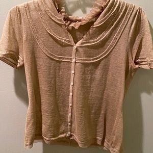 Elie Tahari linen top